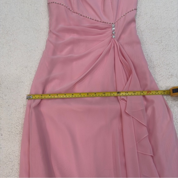 Mary’s Modern Maid Gown Dress Formal Prom Bridal Dress Size 4 Small $290 Pink - Picture 9 of 9